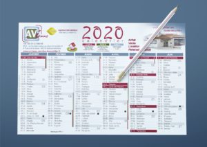 Calendrier Sitadi - Calendrier 2020 AVIMMO