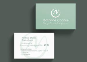 Carte de visite Mathilde Chable Sophrologue