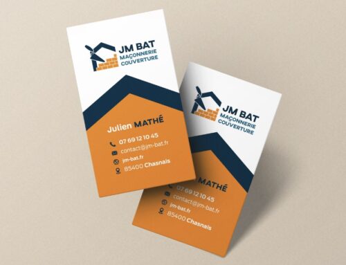 Carte de visite et logo JM BAT
